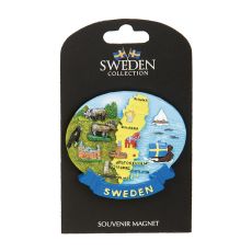 Magnet Karta Sweden