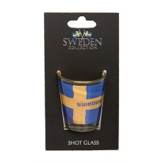 Shotglas Vajande flagga Sverige