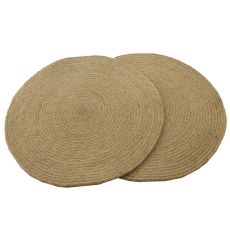 Underlägg Jute 38 cm 4-pack