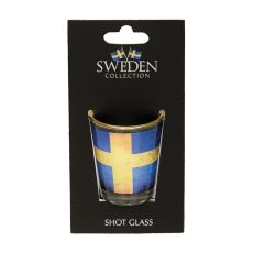 Shotglas Flagga Sverige