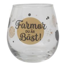 Cheers Glas "FARMOR Du är bäst" Dricksglas