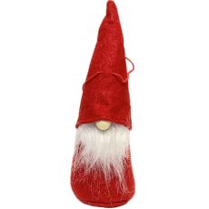 Tomte Röd Textil 15 cm