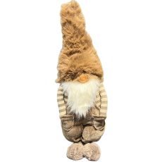 Tomte Brun Randig 63 cm