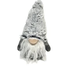 Tomte Grå Textil 20 cm