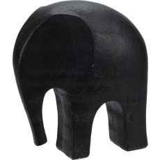 Elefant Svart 20 cm