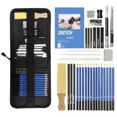 Sketch Drawing Pencils with Sketchpads for Artists Beginners (33 pieces)