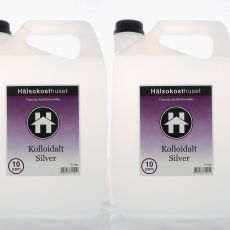 Kolloidalt silver 10ppm 5 liter 2-pack