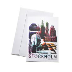 Mitt Stockholm Vykort (5 st)/Yngve Eriksson Art & Design