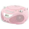 Boombox CD/Radio/MP3/USB Pink