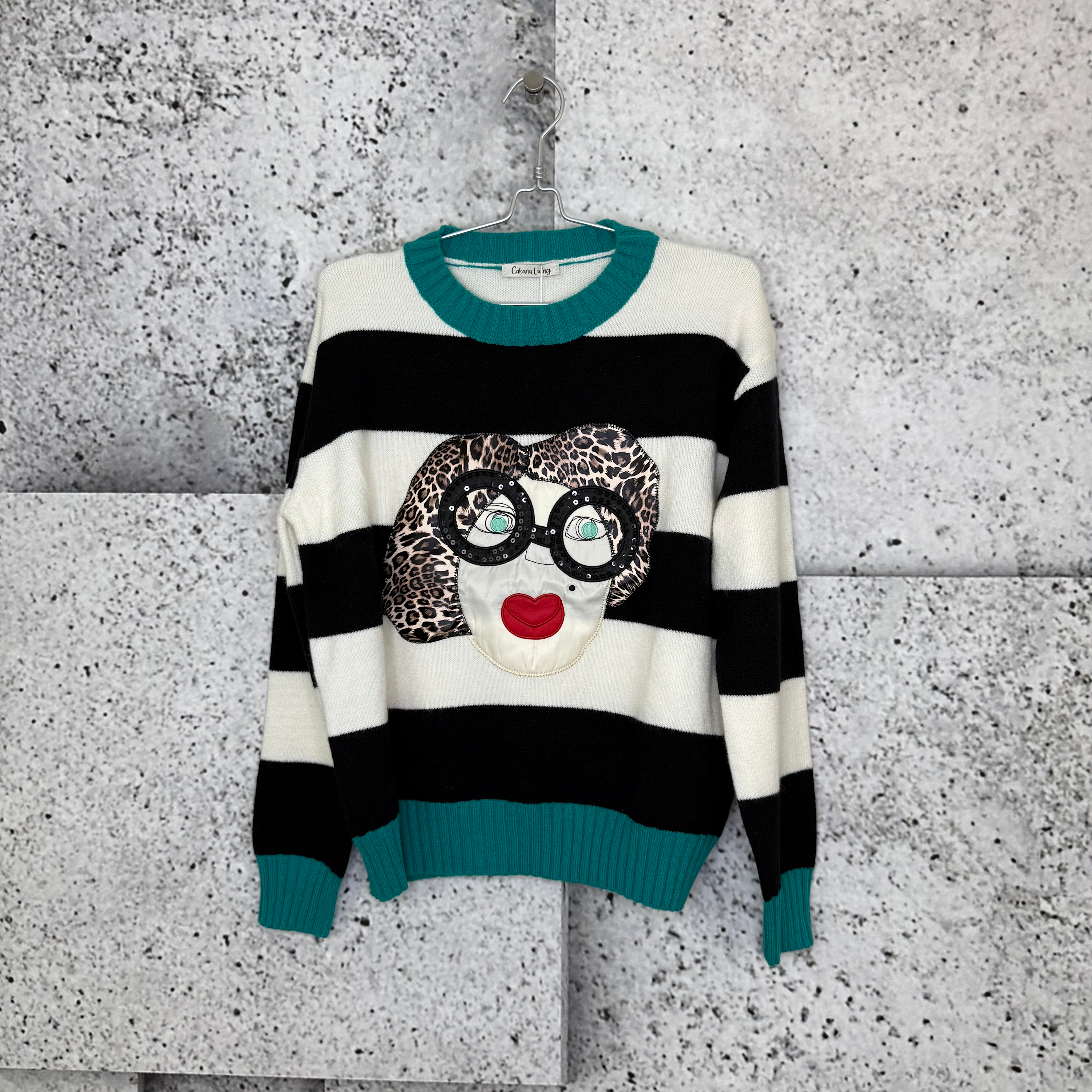 Stickad tröja Myrna