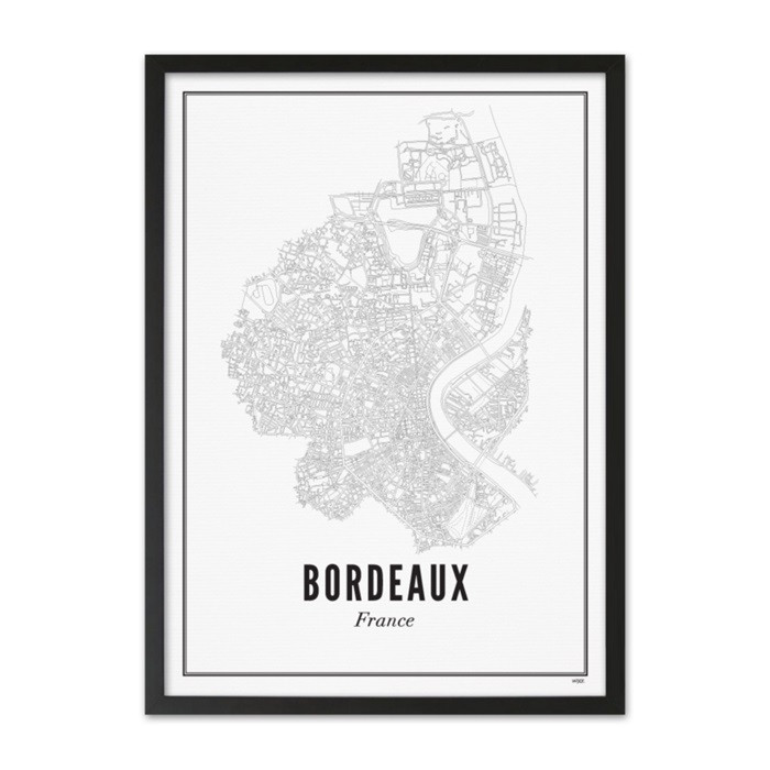 Wine Region - Bordeaux 50x70