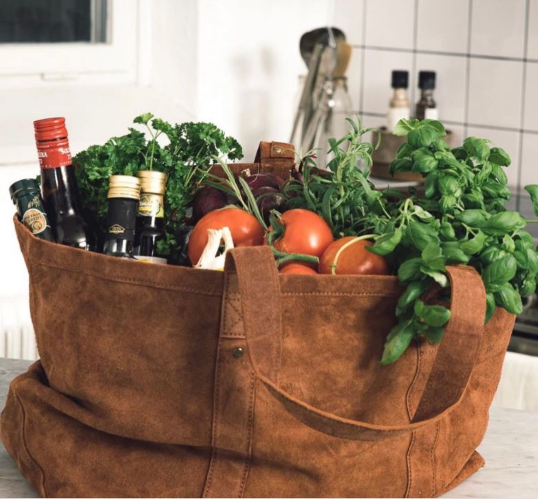 Foyers Grocery bag shoppingväska Cognac