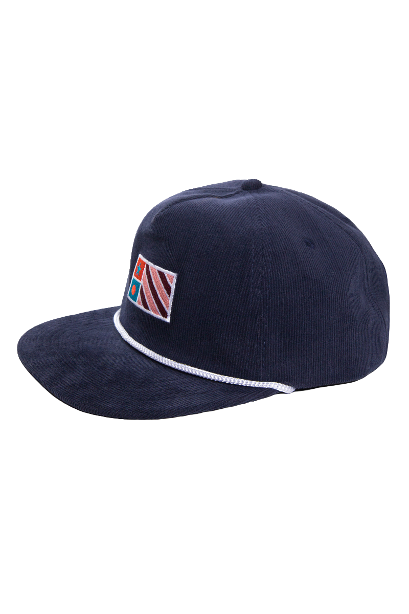 Indigo Corduroy Cap